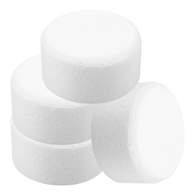 4Pcs Round Cake Dummy Cake Decorating Prop DIY Cake Model Cake Decoration Foams Model