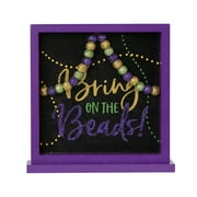 Way to Celebrate Mardi Gras Bring On The Beads Tabletop Decor