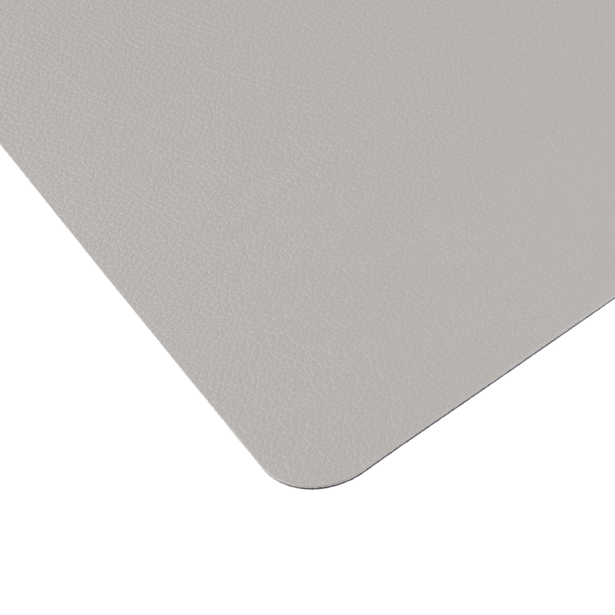 Unique Bargains Placemats Set of 2, Faux Leather Easy to Clean Table Mats Place Mats Blue Grey 17x12 inch
