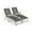 Coffee, variant on Resenkos Outdoor Chaise Lounge Chair, 2 Piece Patio Folding Chaise Lounge Chairs Recliner with 6-Level Backrest-Gray, Portable Recliner for Lawn Garden Beach Yard