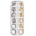 thumbnail image 2 of Cadena pequeña de joyería Xihbxyly 12 cajas decorativas para uñas, 2 of 2