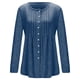 thumbnail image 4 of Oucaili Tops De Manga Larga Para Mujer Blusas Sueltas Casuales Camisetas, 4 of 6