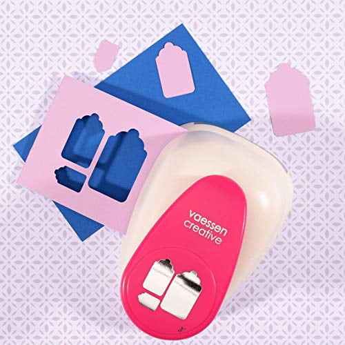 Card Making and More 15.1 x 10.9 x 8.5 cm for DIY Projects Scrapbooking Multi-Colour Vaessen Creative Craft Paper Punch XL Rectangle