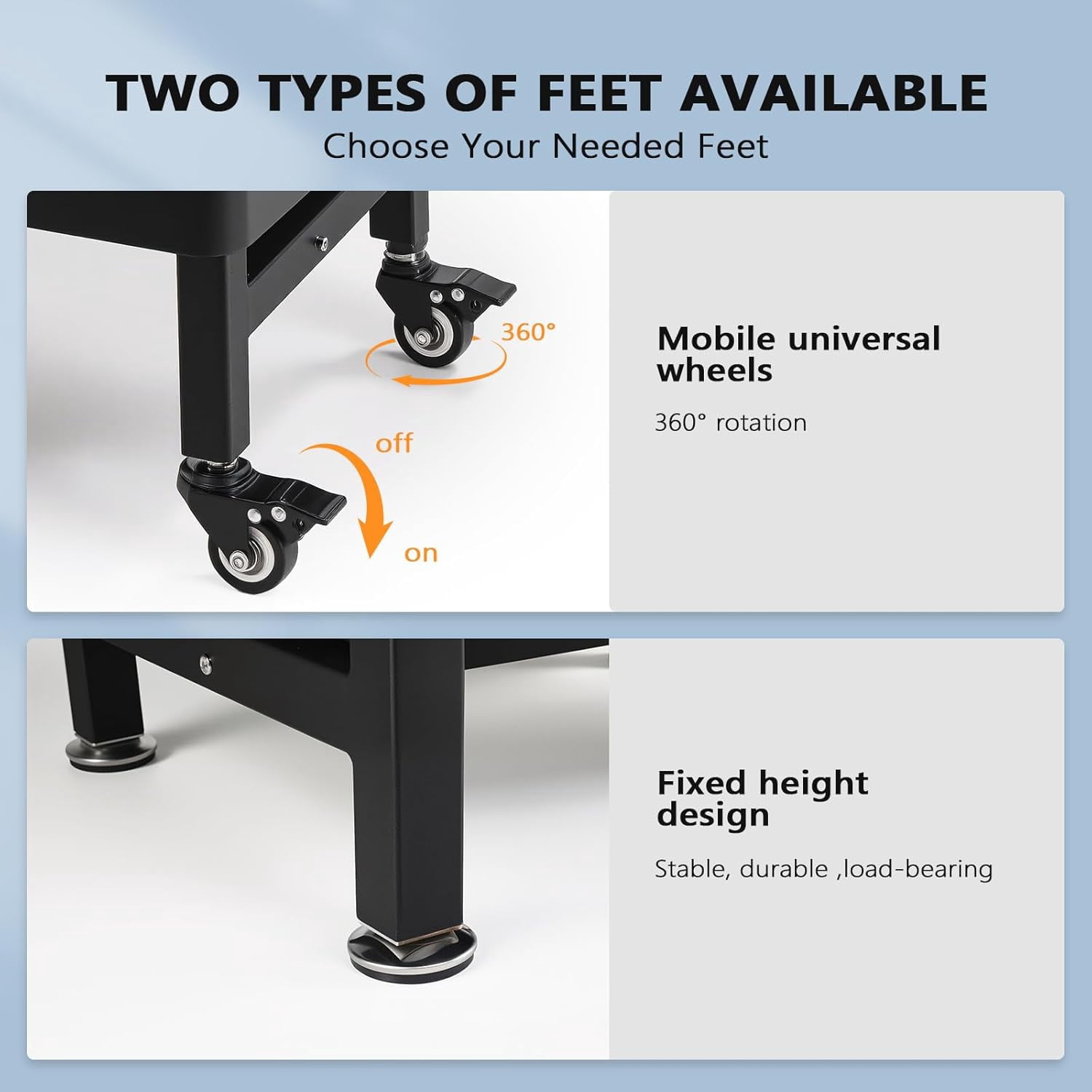 ROVSUN Commercial Mop Sink on Wheels, Plastic Floor Mop Slop Sink, Black Freestanding Mobile Utility Sink for Restaurant, Office, Business, Outdoor, Indoor Use, 19.7L x 18.8W x 22.3H inch