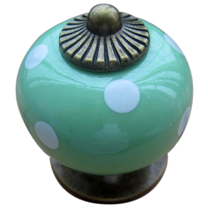 Ceramic Ball Door Handle Pull Knobs Door Cupboard Drawer Locker