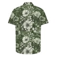 thumbnail image 4 of GERsome Men's Hawaiian Shirts Short Sleeve Tropical Vacation Button Down Beach Floral Shirts S-3XL, 4 of 5