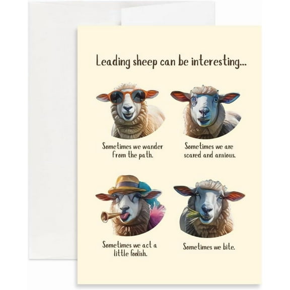 Christian Appreciation Card for Pastors | 5x7inch Card with Envelopes (Single)