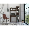 thumbnail image 2 of UrbanPro Contemporary Home Office Desk in Smokey Oak, 2 of 4