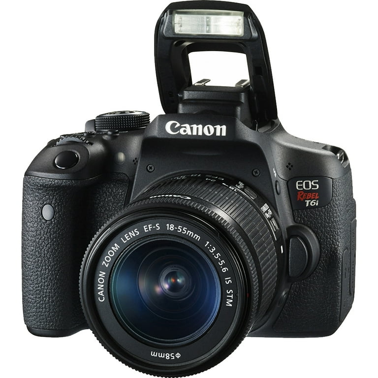 Canon EOS Rebel T6i Digital SLR Camera with EF-S 18-55mm IS STM