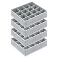 thumbnail image 1 of Organizador de cajones Joyoldelf de 16 celdas para calcetines y lencería, paquete de 4, 1 of 7
