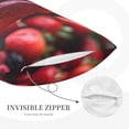 thumbnail image 3 of Sikiie Berry Infused Refreshment Print Plush Pillow Cover, Wrinkle-proof and Stain-resistant Pillow Protector without Pillow Core, Home Decoration-20"x30", 3 of 6