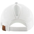 thumbnail image 5 of Glitter Meshback Ponytail Messy High Bun Adjustable Washed Cotton Baseball Cap, 5 of 7