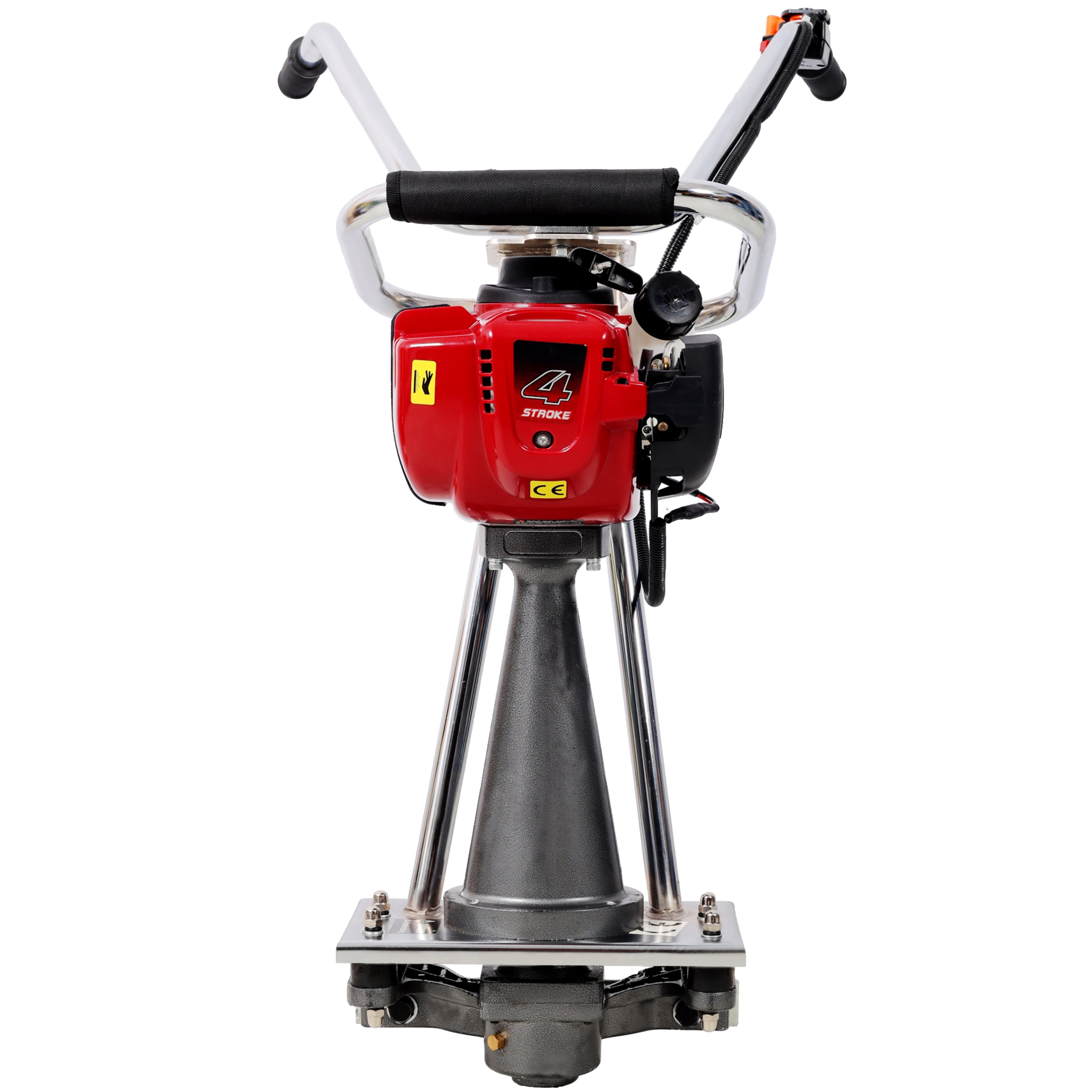38cc 4 Stroke Gas Concrete Power Screed Cement Finishing Vibrating Motor Concrete Surface Smoother Finisher Screed (Machine Only)