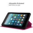 thumbnail image 5 of GoldCherry for Amazon Fire HD 8 Tablet Case, Folio PU Leather Stand Smart Cover with Auto Wake/Sleep Function for Amazon Fire HD 8 6th/7th/8th Generation 2016/2017/2018 Release(Pink), 5 of 8