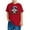 Red-7, variant on GERsome Girls 4th of July Cotton Shirts American Flag Graphic Tees Short Sleeve Cotton Crew Neck T-Shirts Loose Fit Summer Tshirts, 3-4 Years