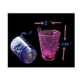 thumbnail image 4 of 12 Light Up Flashing LED Shot Glass Mardi Gras Bead Necklace Party Favor Barware, 4 of 8