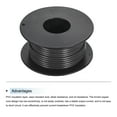 thumbnail image 3 of Uxcell 18AWG Stranded Wire Hookup 10M/33ft Black, Electrical Wire UL1007 Spool, 3 of 6
