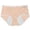 Khaki, variant on Gyujnb Women Mid Rise Leak Secure Period Briefs, Decorative Waist Trim Detail Soft Fiber Blend Underwear,XXXXL