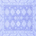 thumbnail image 1 of Ahgly Company Indoor Square Abstract Blue Modern Area Rugs, 7' Square, 1 of 4