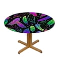 thumbnail image 3 of HAOXIT Feather Table Cloth Round Table Cover 42-46, 3 of 8