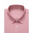 thumbnail image 2 of Youclos Men's Linen Shirt Short Sleeve Button Down with Pocket, 2 of 6