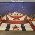 thumbnail image 6 of Ambesonne Vintage Place Mats Set of 4, Circus Poster Image, Standard Size, Pale Yellow Navy Blue, 6 of 6