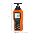 thumbnail image 4 of Tacómetro digital PEAKMETER, tacómetro de motor de contacto de mano, velocímetro LCD, tacómetro de RPM, tacómetro digital de tipo de contacto, amplio rango de medición 50ー19999 rpm, 4 of 9