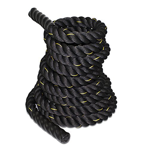 40mm Battle Rope x 10 Metres Power Sport Exercise Fitness Bootcamp Gym Rope 