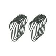 thumbnail image 2 of Mainstays, Shower Curtain Rollerball Hooks, Black, 12Piece/Set, 100% Iron, 2 of 7