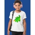 thumbnail image 2 of Cute Dinosaur T-Shirt Juniors -Image by Shutterstock,  x-Small, 2 of 4