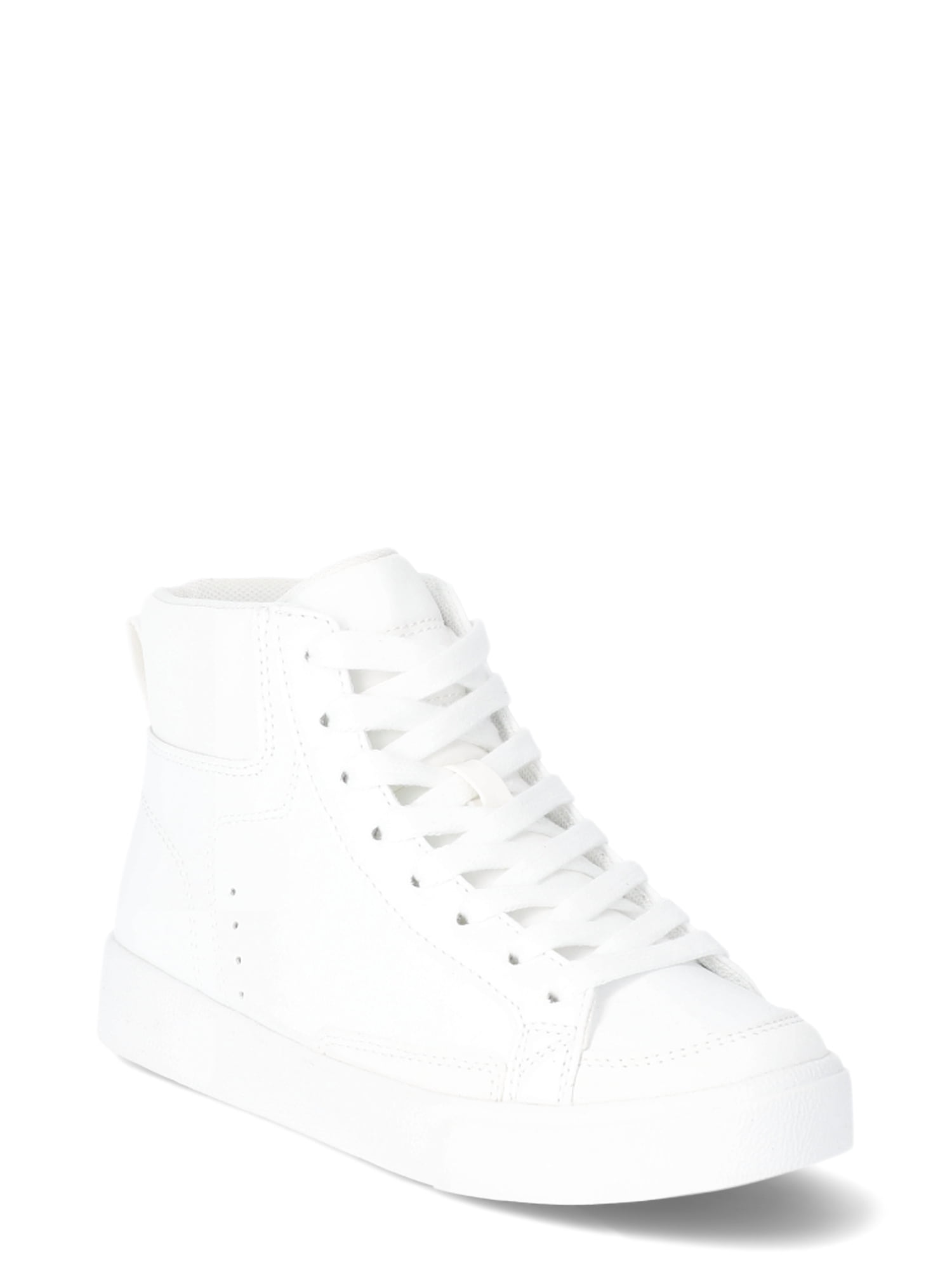 Wonder Nation Little Girl & Big Girl Lace Up High Top Sneaker