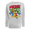 thumbnail image 1 of Sudadera Mickey Talla 12 Cuello Redondo con Estampado Mickey and Friends Gris Jaspe, 1 of 3