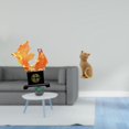 thumbnail image 2 of Adorno Moderno De Resina Con Forma De Carpa Y Gato, Ideal Para Escritorio, Dormitorio, Oficina O Decoración Del Hogar. Figura Coleccionable China Para La Entrada, Estantería O Sala De Estar., 2 of 8
