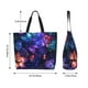 thumbnail image 5 of Disketp Magic Colorful Forest Leaves Bolsa Tote Estampada para Mujer, Bolso de Hombro y de Mano para Compras y Viajes, 5 of 8