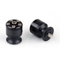thumbnail image 3 of Universal Motorcycle CNC Carbon Fiber 10mm Swingarm Sliders Spools, 3 of 9