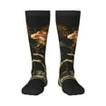 thumbnail image 2 of Lsque Skeleton Hand Rose Butterfly Printed Crew Socks Men's Women's LightWeight Thin Casual Calf Socks ,Knee High Socks,Cotton Socks, 2 of 9