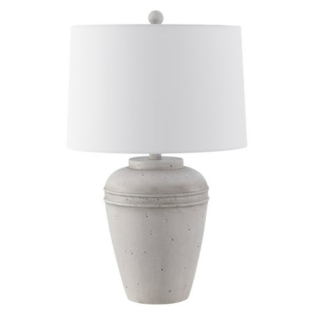 SAFAVIEH Demlin 24 in. Classic Contemporary Table Lamp, Grey