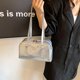 thumbnail image 5 of Bolso Hombro para Mujer Con Lazo Cruzado Piel Sintética Hobo Compras, 5 of 9