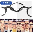 thumbnail image 5 of Almohadillas nasales para gafas, empuñaduras adhesivas antideslizantes para la nariz con bolsa de aire, 3,2 mm de espesor para gafas de sol, gafas de lectura,, 5 of 5