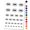 Black, variant on 10k Euro Oval Race Running Runner Water Resistant Temporary Tattoo Set Fake Body Art Collection - Brown