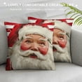 thumbnail image 3 of PHYHOO Red Stripes Red Throw Pillow Cover, Christmas Cushion Case Decoration for Sofa Couch White, 3 of 5