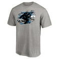 thumbnail image 2 of Men's Heather Gray Carolina Panthers True Color T-Shirt, 2 of 3