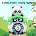 thumbnail image 4 of Ziurtnc Cartoon Panda Keychain PVC Animal Doll Wristlet Strap Key Ring Holder DIY Handbag Pendant Backpack Decoration Kids Adults Birthday Gift, 4 of 8