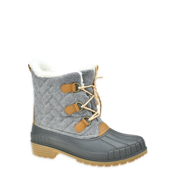 Time and Tru Women's Quilted Duck Boots, Sizes 711