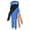 Blue, variant on BIMZUC Left Hand 3 Fingers Pool Cue Glove Billiard Accessories Snooker Spandex Glove, Black, S-M (9.84 inches / 25 cm)