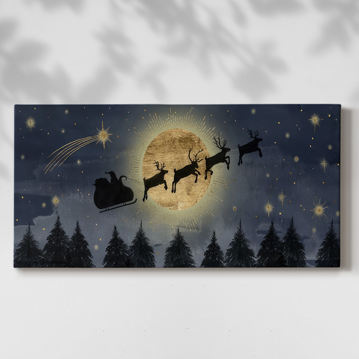 Celestial Christmas Collection D- Gallery Wrapped Canvas