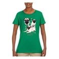 thumbnail image 2 of If It's Not a Pug It's Just a Dog Gift | Womens Dog Lover Graphic T-Shirt, Kelly, Medium, 2 of 3