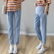 thumbnail image 4 of Pantalones de mujer embarazada primavera y otoño nueve puntos exterior verano delgado suelto casual leggings marea mamá, 4 of 5
