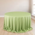 thumbnail image 2 of BalsaCircle 132 in Sage Green Scuba Polyester Round Tablecloth Party Linens Events Reception Decorations Supplies, 2 of 8