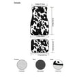 thumbnail image 7 of Renewold Cow Print Black White Rubber Car Floor Mats 4 PCS Universal Fit Front & Rear Auto Rugs Full Set, Protect Your Vehicle's Interior for Car SUV Van & Trucks, 7 of 7